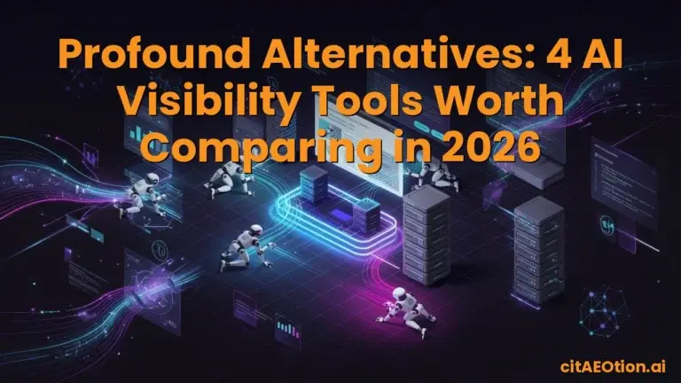 Profound Alternatives: 4 AI Visibility Tools Worth Comparing in 2026