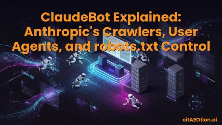 ClaudeBot Explained: Anthropic's Crawlers, User Agents, and robots.txt Control