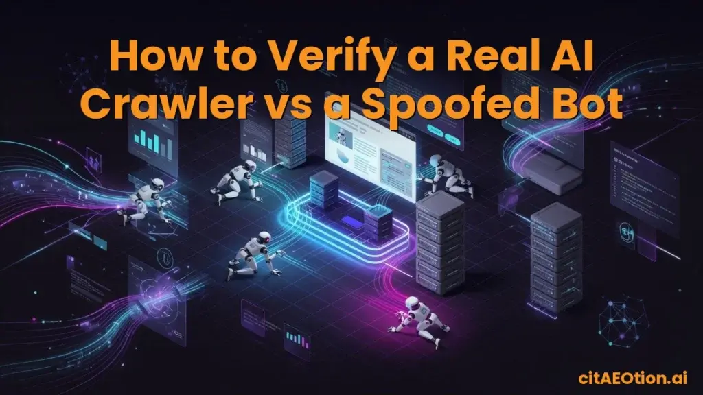 How to Verify a Real AI Crawler vs a Spoofed Bot