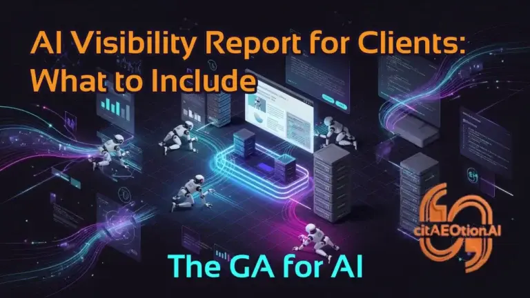 AI Visibility Report for Clients: What to Include