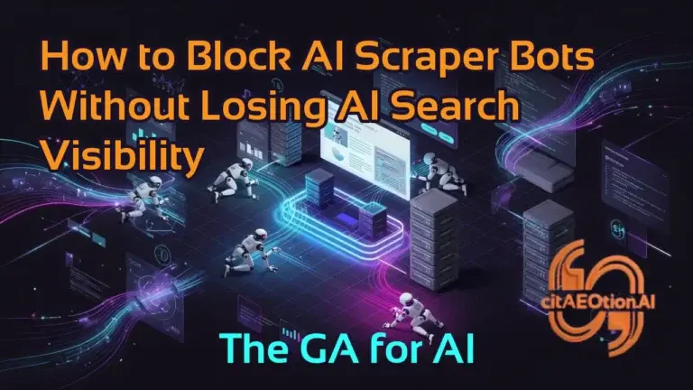How to Block AI Scraper Bots Without Losing AI Search Visibility