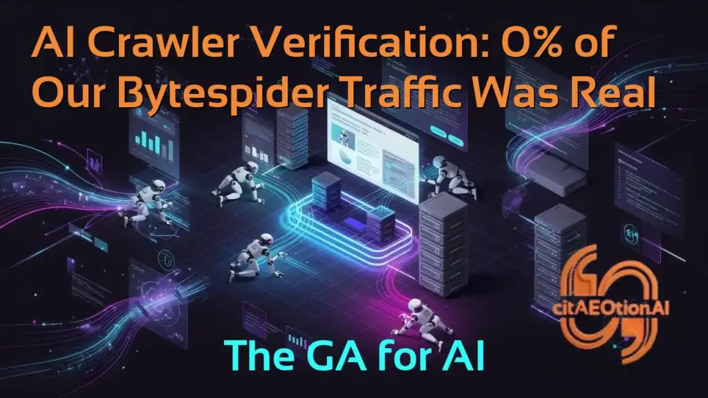 AI Crawler Verification - fake ai crawlers - fake bytespider